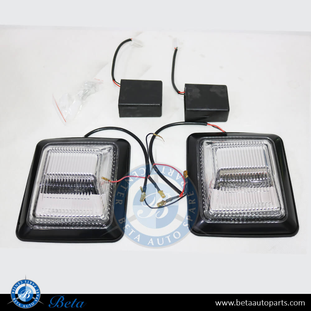 Corner lamps standard for Mercedes G-Class W463 2018-Up models, Part Number 4639066900 / 4639067000 Corner lamps standard for Mercedes G-Class W463 2018-Up models, Part Number 4639066900 / 4639067000